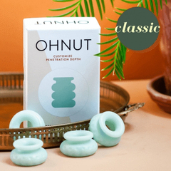 Set 4 Anillos Ajustables Para Pene Sexo Sin Dolor - Ohnut Jade en internet