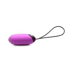 Huevo Vibrador Con Control Recargable - Ribbed Egg Purple - Piccolo Boutique