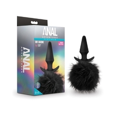 Plug Anal Cola De Conejo - Rabbit Tail Black Platinum Blush - tienda en línea