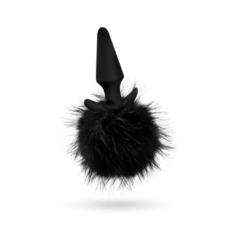 Plug Anal Cola De Conejo - Rabbit Tail Black Platinum Blush - comprar en línea