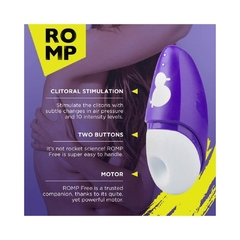 Succionador De Clítoris Recargable - Free Purple Romp - comprar en línea