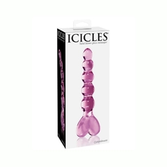 Consolador De Cristal - Icicles Glass Pink 43 - tienda en línea