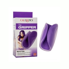 Masturbador Manual Flexible - The Gripper Spiral Grip Purple