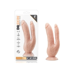 Dildo Consolador Doble Penetración - Dr Skin 8 Dp Cock - Piccolo Boutique