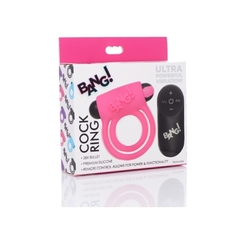 Anillo Con Bala Recargable Y Control - Cock Ring Pink Bang - tienda en línea