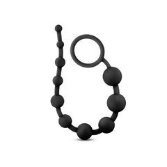 Bolas Anales De Silicona - Adventures 10 Beads Black Blush en internet