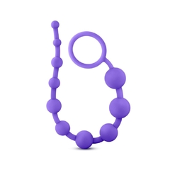 Bolas Tailandesas Anales - Silicone 10 Beads Purple Luxe - comprar en línea