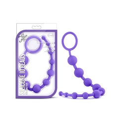 Bolas Tailandesas Anales - Silicone 10 Beads Purple Luxe - tienda en línea
