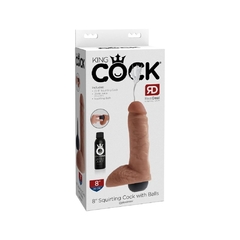 Imagen de Dildo Consolador Eyaculador - King Cock 8 Squirting Balls