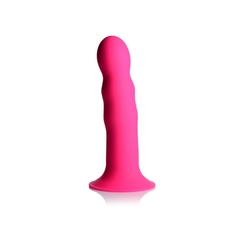 Dildo Consolador Flexible Moldeable - Squeezable Wavy Pink