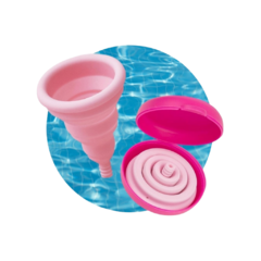 Imagen de Copa Menstrual Compacta Plegable - Lily Cup Size A Intimina