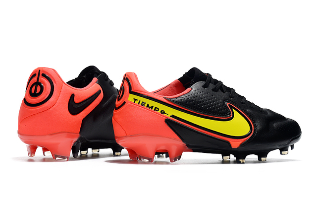 Chuteira Nike Tiempo Legend 9 Elite FG Preto Vermelho