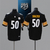 CAMISA FUTEBOL AMERICANO NFL PTTSBURGH STEELERS-PERETO-(90 WATT)-(22-HARRIS)-(50-SHAZIER)-(88-FREIERMUTH)-(75-GREENE) - tienda online