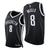 REGATA NBA SWINGMAN BROOKLYN NETS 21/22 NIKE-MASCULINA- PRETO - Nº 8/ 7/24/20/4/11/16/13/00