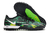 Chuteira Society Nike React Phantom GT2 pro TF-Verde/Preto