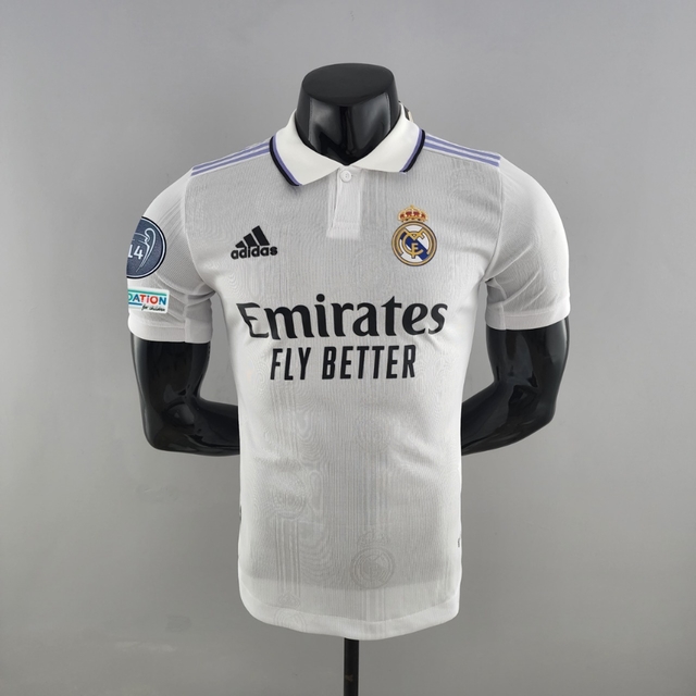 Camisa Real Madrid l 22/23 Versão Torcedor Final da Champions