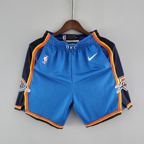 SHORT BASQUETE NBA OKLAHOMA CITY THUNDER NIKE MASCULINA