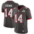 CAMISA FUTEBOL AMERICANO NFL TAMPA BAY BUCCANEERS HOME 2021 - GODWIN PATCH LIV - PRETO