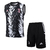 CONJUNTO JUVENTUS TREINO CAMISA SEM MANGA PRETO/BRANCO E SHORT PRETO 23/24