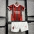 KIT INFANTIL AC MILAN HOME CAMISA E SHORT 2024/2025