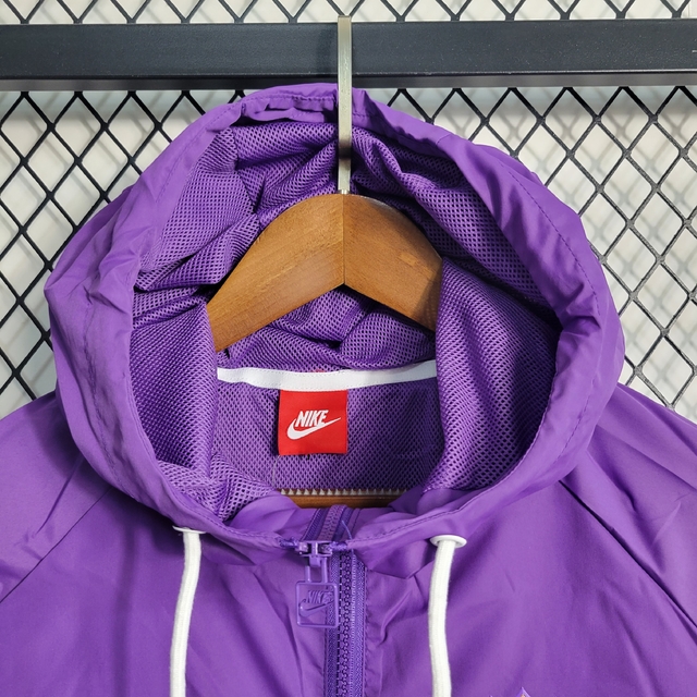 Corta vento roxo nike 2025