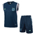 CONJUNTO AJAX TREINO CAMISA SEM MANGA AZUL E SHORT AZUL 23/24