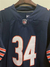 CAMISA FUTEBOL AMERICANO NFL CHICAGO BEARS-PAYTON HOME BORDADO - AZUL/BRANCA en internet