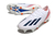 Chuteira Adidas X Speedportal .1 SG-Branca/Azul - Loja de Artigos Esportivos |São Jorge Sports Multimarcas