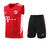 CONJUNTO BAYERN MUNCHEN TREINO CAMISA SEM MANGA VERMELHO E SHORT PRETO 23/24 - comprar online