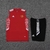 CONJUNTO MANCHESTER UNITED TREINO CAMISA SEM MANGA VERMELHA E SHORT PRETO 22/23 - comprar online