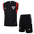 CONJUNTO SÃO PAULO TREINO CAMISA SEM MANGA PRETO E SHORT PRETO 23/24