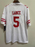 CAMISA FUTEBOL AMERICANO NFL SAN FRANCISCO 49ERS LANCE- HOME BORDADO -BRANCA /VERMELHO on internet