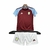 Kit infantil Aston Villa composto por camisa marrom e azul clara, e shorts brancos, modelo 2024/2025.