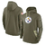 MOLLETOM NFL PITTSBURGH STEELERS-MASCULINA-SALUTE TO SERVICE-CINZA