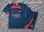 CONJUNTO PARIS SAINT- GERMAIN TREINO CAMISA AZUL E SHORT AZUL 23/24