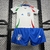 KIT INFANTIL SELEÇÃO ITÁLIA AWAY CAMISA E SHORT 2024/2025 - loja online