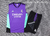 CONJUNTO REAL MADRID TREINO CAMISA SEM MANGA ROXO E SHORT PRETO 23/24 en internet