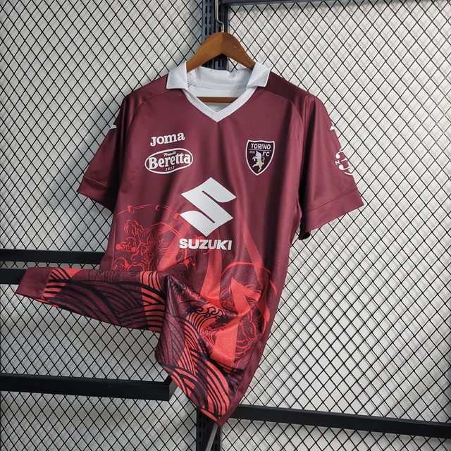 Camisa Joma Torino I 23/24 - Vinho