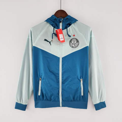 JAQUETA CORTA VENTO PALMEIRA 2022 PUMA-MASCULINA- AZUL