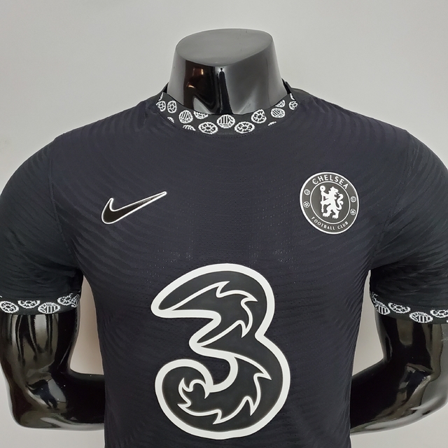 CAMISA CHESEA BLACK EDITION 22/23 JOGADOR-NIKE-MASCULINA