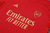 CONJUNTO ARSENAL TREINO CAMISA VERMELHO E SHORT PRETO 23/24 en internet