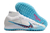 Chuteira Society Nike Air Zoom Mercurial Superfly 9 Elite TF-Branco/Azul