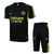 CONJUNTO ARSENAL TREINO CAMISA PRETO E CALÇA CAPRI PRETO 23/24