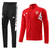 CONJUNTO JAQUETA MANCHESTER UNITED 22/23 -ADIDAS-VERMELHA/PRETO-MASCULINA