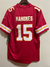 CAMISA FUTEBOL AMERICANO NFL KANSAS CITY CHIEFS PATRICK MAHOMES- HOME BORDADO - VERMELHO - tienda online