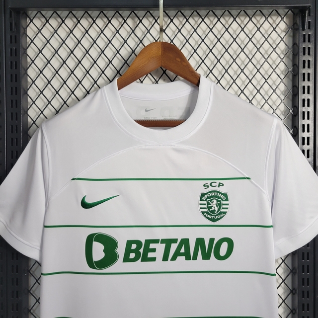 Camisa Sporting Lisboa II 23/24 - Torcedor Nike Masculino - Branco