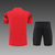 CONJUNTO AC MILAN TREINO CAMISA VERMELHO E SHORT PRETO 22/23 na internet