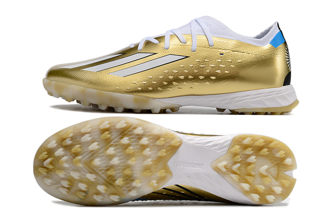 Chuteira Society adidas X Speedportal.1 TF-Dourado