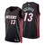 REGATA NBA SWINGMAN MIAMI HEAT -NIKE-MASCULINA - PRETO- N°3/7/55/21/13