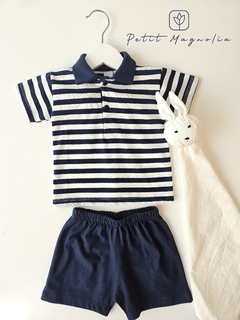 Conjunto algodón chomba y short Sailor en internet